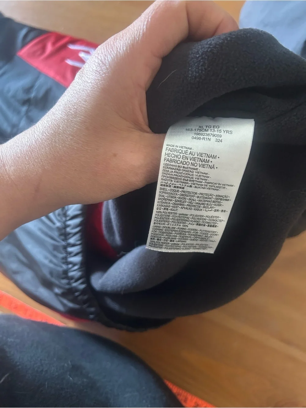 Nike Kids' XL Fleece Lined Windrunner Jacket